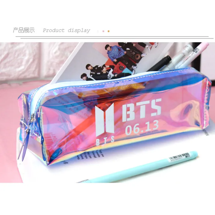 Bts%20Pencil%20Case%20Stationery%20Box%20Laser%20Transparent%20Large%20Capacity%20Primary%20School%20Universal%20Storage%20Bag%20-%20Image%206