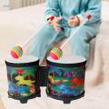 Music Enlightenment Drum Tunable Percussion Instruments 5'' and 6'' Bongo Drum Set for Beginners. 