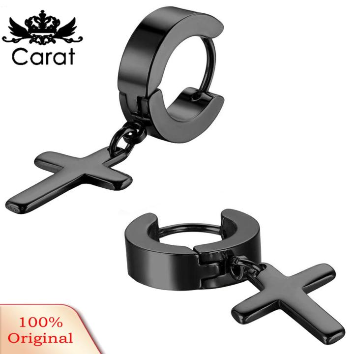 Carat Ear Dangle Huggie Hinged Hoop Huggie Hinged Hoop Earrings
