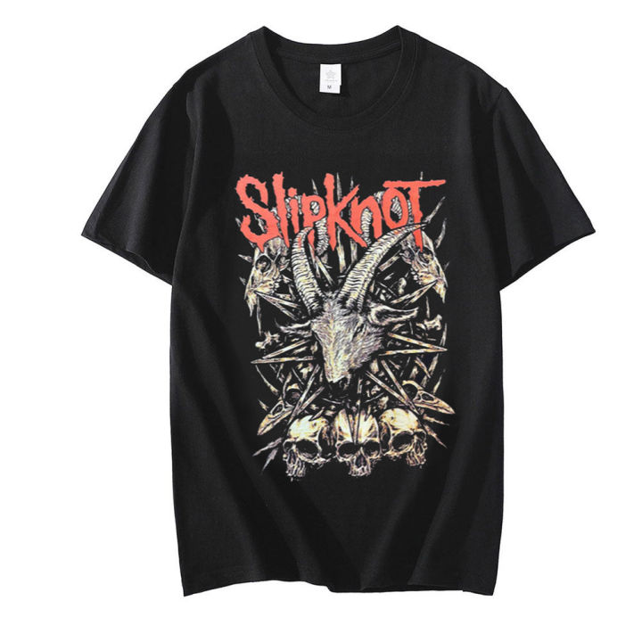 100% Cotton Plus Size T-Shirt Heavy Metal Lettered Hip Hop Streetwear Short Sleeve Casual Thin Top