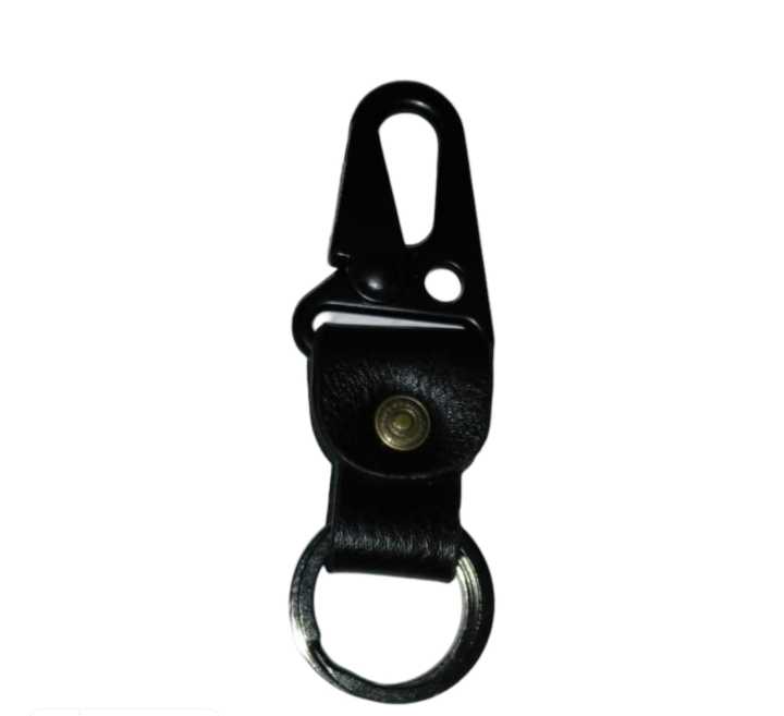Mini Leather Key Ring With Lock System