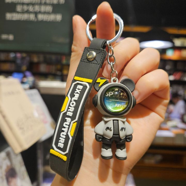Spaceman%20Bears%20Key%20Chains%20Ring%20Fashion%20Cute%20Animal%20Bag%20Key%20ring%20Holder%20for%20Motor%20Bike%20Car%20Accessories%20Gift%20-%20Image%205