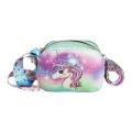 Girls Shoulder Bag Cartoon Rainbow Unicorn PU Phone Bag Baby Children's Single Shoulder Messenger Parent-child Accessories Bag. 