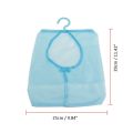 Kitchen Bathroom Hanging Storage Clothespin Hanging Mesh Bag Hook Organizer.