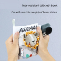 Soft Baby Books 3D Touch Feel High Contrast Cloth Book Early Learning Montessori Sensory Stroller Toys for Infant Toddler Gifts Vnce Lncei.