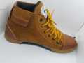 Boots High Neck Mid Caff Golden Black Shoes for Men - Shoes For Men. 