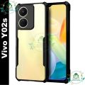 For Vivo Y02s Shockproof Transparent Phone Cover - Phone Back Cover. 