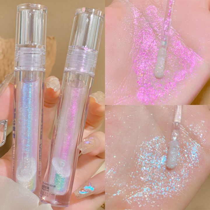 Diamond%20Liquid%20Highlight%20Face%20Glittering%20High%20Gloss%20Pearlescent%20Brighten%20Eye%20Shadow%20Korean%20Water%20Light%20Face%20Boost%20Luster%20Makeup%20-%20Image%202