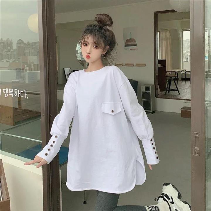 Large%20Size%20Design%20Personality%20Sweet%20Cool%20Casual%20Long%20Sleeve%20T%20T-shirt%20Women's%20Spring%20and%20Autumn%20Clothing%20Lazy%20Style%20plus%20Size%20Fat%20MM%20Slimming%20Niche%20-%20Image%207