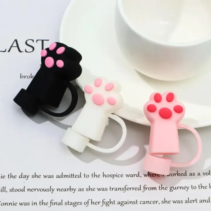 Cute%2010mm%20Cat%20Paw%20Straw%20Cover%20Spill-Proof%20Reusable%20Straw%20Stopper%20Dust-Proof%20Straw%20Topper%20Party%20-%20Image%206