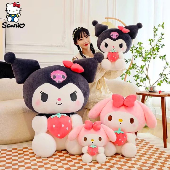 Kawaii%20Sanrio%20Plush%20Toys%20Dolls%20Cartoon%20Kuromi%20My%20Melody%20Strawberry%20Series%20Plushies%20Figure%20Children%20Cute%20Doll%20Birthday%20Gifts%20-%20Image%202