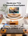 ULTIMEA Poseidon D50 - 5.1 Surround Soundbar, 3D Surround Sound System, Soundbar for TV sets with Subwoofer and Rear Speakers. 