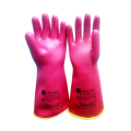 Kavach Rubber Insulating Seamless Hand Gloves Electric Shock Proof Rubber Hand Gloves of Test Volt 15000. 