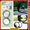 2Pcs Adjustable 360 Degree Blind Spot Mirror For Car or Motorcycle Side Mirror Wide Angle Round Small Round Side Blindspot Mirror. 