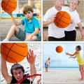 Silent Basketball Quiet Basketball Indoor Soft,Flexible,,Easy to Grip Orange. 