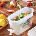 3500ml Refrigerator Juice container jar /Juice jar Easy Fit in Refrigerator PP or Food Grade Plastic Kettle with Faucet Household Lemonade Bottle. 