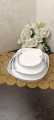 3 pcs opal sarving dish set.