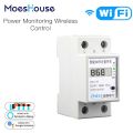 Smart wer Meter Switch wer Consumption Monitoring Meter 110V 220V Din Rail Smart Life/Tuya App.