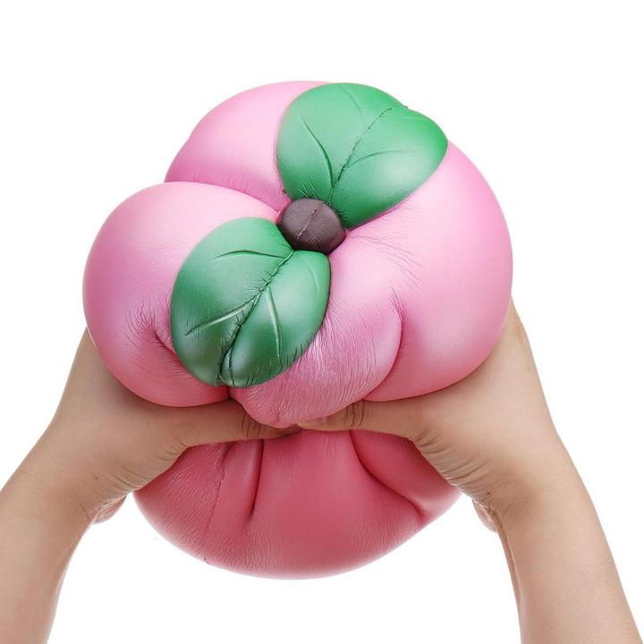 Huge Peach Squishy Jumbo 25*23CM Fruit Slow Rising Soft Toy Gift Collection With Packaging Giant Toy(null)