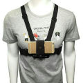 Chest mount Action Camera Mount with Phone Holder Vlogging mobile holder. 