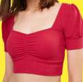 Cotton Crop Tops Short Body & Short Sleeve Blouse Best Qualityfull Good Stitching for Women.