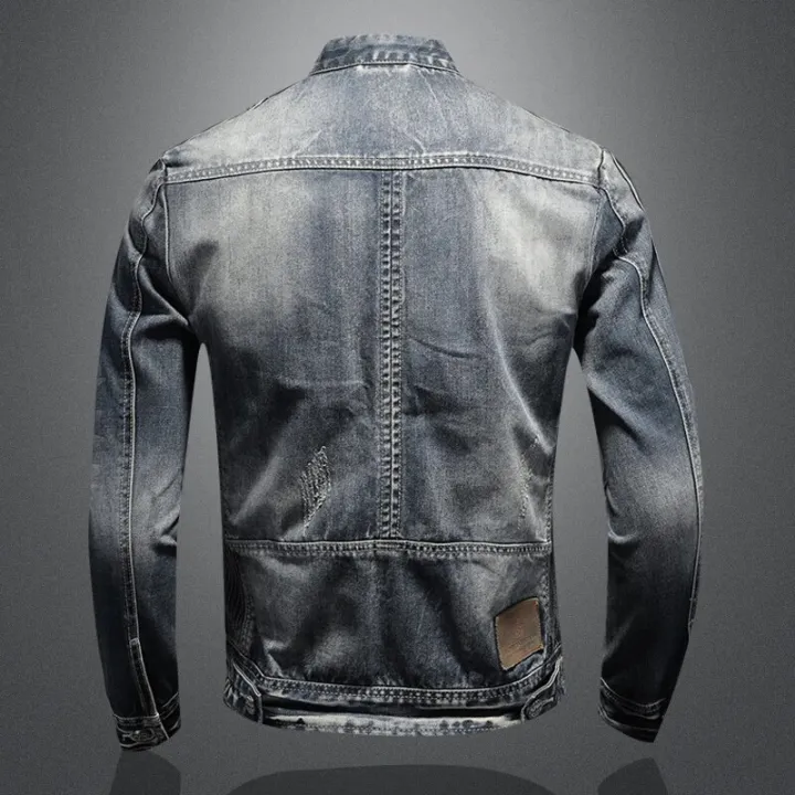 2022%20New%20Hot%20Style%20Denim%20Jacket%20for%20Men%20Spring%20Autumn%20Zippers%20Solid%20Color%20Denim%20Coat%20-%20Image%203