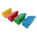 1Pcs Pigeon Plastic Feeder, Dove Bird Water & Food Feeding Hanging Box for Poultry Chicken Pigeon Parrot Budgie Parakeet Cage (Two Holes). 