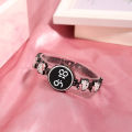Black - Women's White Hello Kitty Mini Digital Round Watch. 