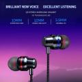 Metal Type C Earphone Wired In-ear Headphone With Mic Wire Control Bass Headset Earbuds For Oneplus Galaxy. 