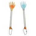 Stainless Steel Adjustable Back Scratcher Back Massage Telescopic Anti Itch Claw Massager Back Massage Tickle Stick for Elders.