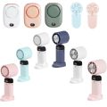 Portable Handheld Rechargeable Battery Powered Fan Mini Clip Fan Hand-free Personal Fan Body Cooling Hands Free Neck Fan. 