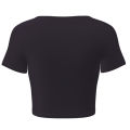 Basic Scoop Neck Short Sleeve Crop T-Shirts / Women's Crop Top / Imported Crop Tops T-Shirt / 100% Premium Super Soft Cotton - Tops For Girls.