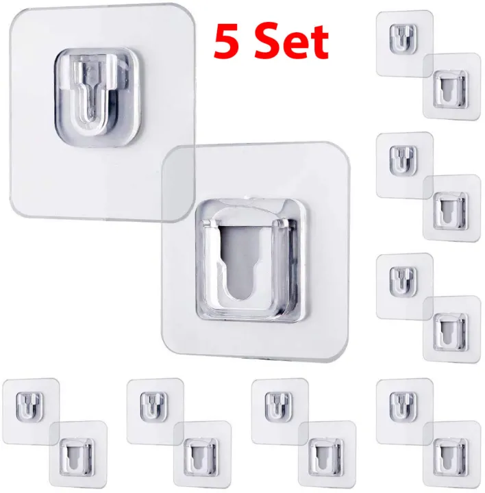 5%20Pair%20Double%20Sided%20Wall%20Adhesive%20Hook%20Socket%20Holder%20Cable%20Storage%20Plug%20Fixing%20Organize%20Seamless%20Waterproof%20Reusable%20-%20Image%203