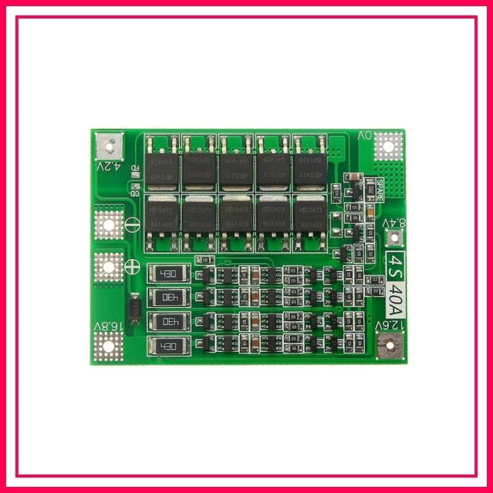 4S 40A BMS 16.8V Li-Ion 18650 Battery Charger PCB Protection Board