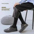 Men Long Socks Knee High Cotton Solid Business Soft Elastic Party Dress Formal Gentleman Stocking Four Seasons Sokken Brand. 