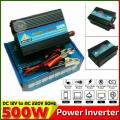 Power Inverter 500W Car Power Solar Power Inverter Convert 12V To AC 220V Modified Sine Wave Voltage.
