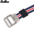 Korean Style Fashionable All-Matching Student Men's and Women's Belt Youth Double Ring Buckle Canvas Belt Fabric Student Jeans Belt. 