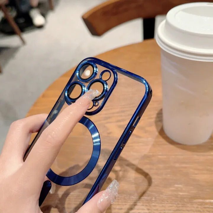 Case%20For%20Apple%20iPhone%2012%20Pro%20Max%20Shockproof%20Magsafe%20Silicone%20Back%20Cover%20Golden%20Shining%20-%20Image%208