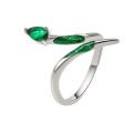 Slytherin magic snake rings on fingertips women fashion personality niche joint opening snake rings wholesale. 