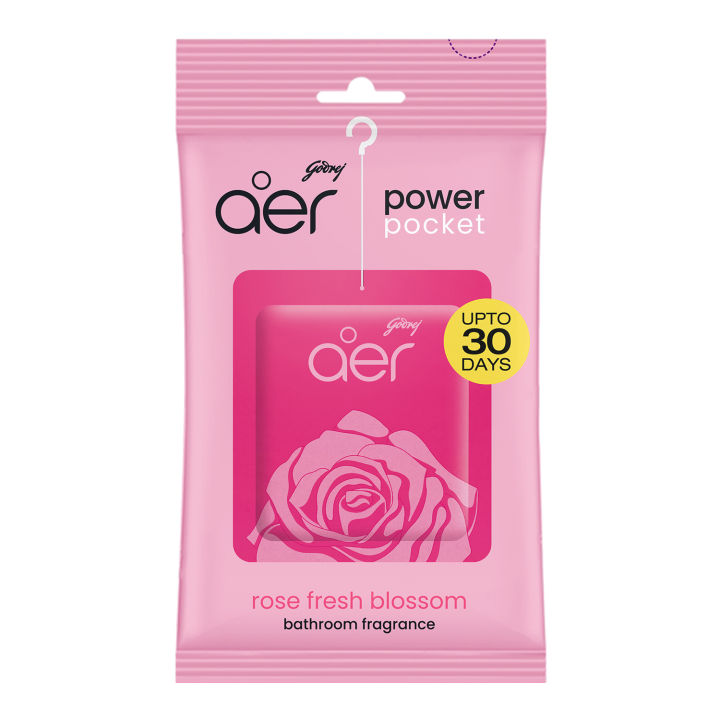 Aer Power Pocket Bathroom Freshener Rose Fresh Blossom 10 gm - air freshener