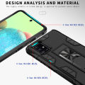 For Samsung Galaxy A71 5G Phone Case Armor Magentic Ring Car Holder Cover. 