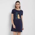 Ladies Long T-shirt Casual Loose Fit Short Sleeve Comfortable Top in Multiple Colors. 