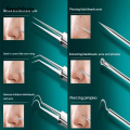 11Pcs/Set Acne Needle Blackhead Clip Remover Extraction Pore Black Head Cleaner Face Skin Care Cleansing Needle Tool Cell Clamp. 