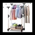 Double Pole Rack - Stainless Steel. 