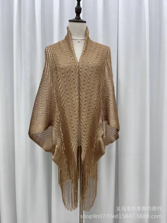 Cross-border%20e-commerce%20mesh%20bright%20silk%20sunscreen%20shawl%20clothes%20popular%20capes%20spring%20and%20summer%20fashion%20versatile%20thin%20models%20-%20Image%206