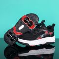 New Internet Celebrity Four-Wheel Heelys Summer Mesh Rotating Buckle the Skating Shoes Skates Boys and Girls Students.