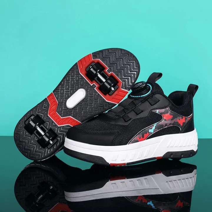 New%20Internet%20Celebrity%20Four-Wheel%20Heelys%20Summer%20Mesh%20Rotating%20Buckle%20the%20Skating%20Shoes%20Skates%20Boys%20and%20Girls%20Students%20-%20Image%205