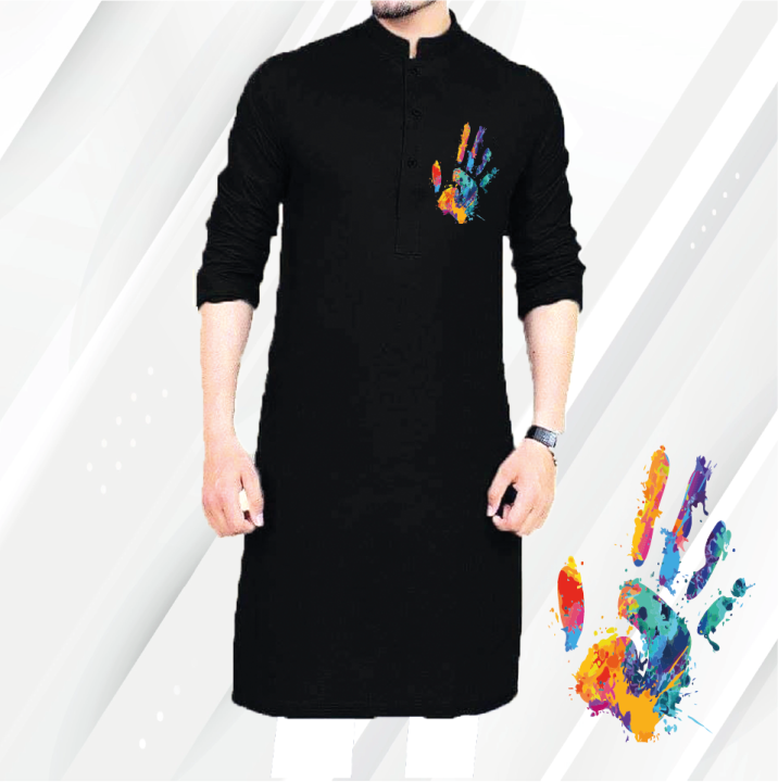 Premium Snap Button Panjabi For Men