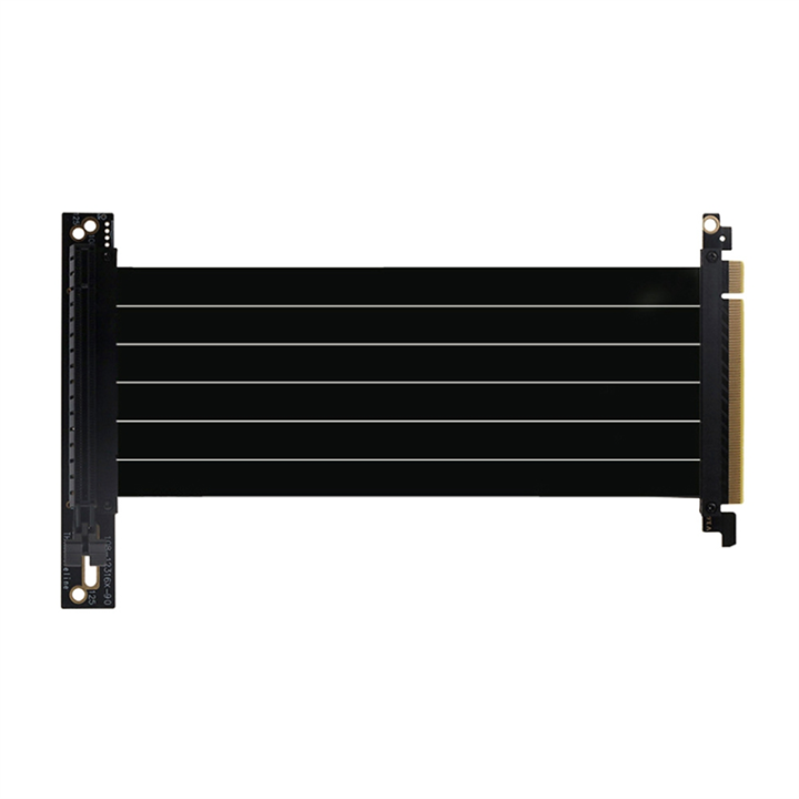 PCI-E 3.0 16X 90 Degree PCI-E Graphics Card Extension Cable Network ...