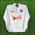 Bangladesh Test Cricket Jersey For Men - Long Sleeve Collar Polo Test Jersey - Bangladesh Cricket Jersey 2026.